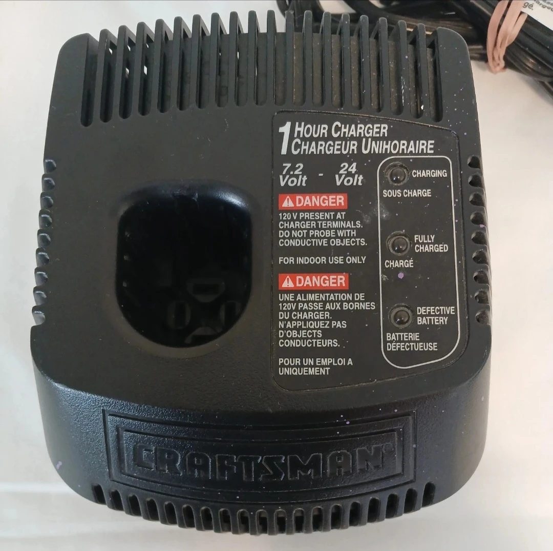 Craftsman 7.2 - 24 Volt 1 Hour Battery Charger Model 1425302 - photo 2