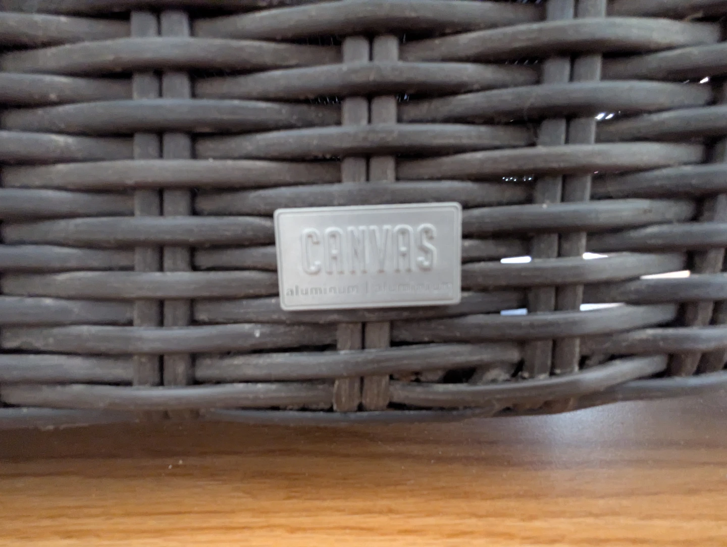 Canvas Wicker Outdoor Sofa - photo 3