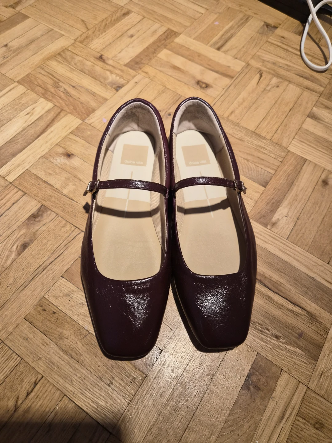 Dolce Vita Burgundy Mary Jane Flats - photo 3