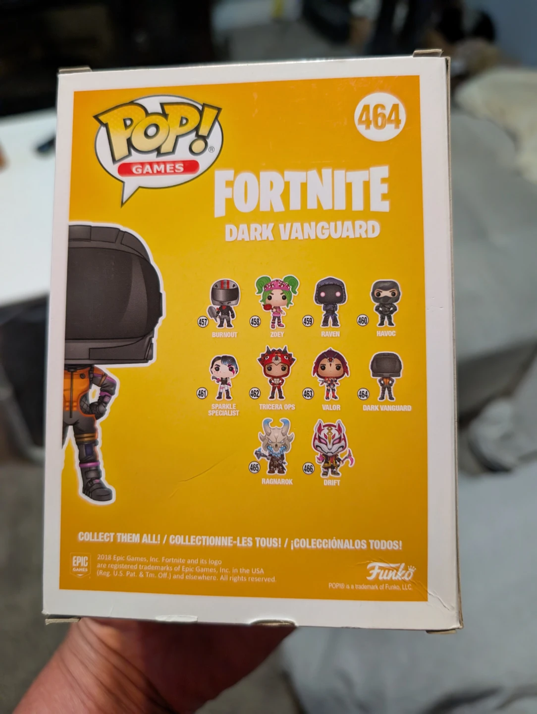 Funko Pop! Fortnite #464 Dark Vanguard Vinyl Figure - photo 2