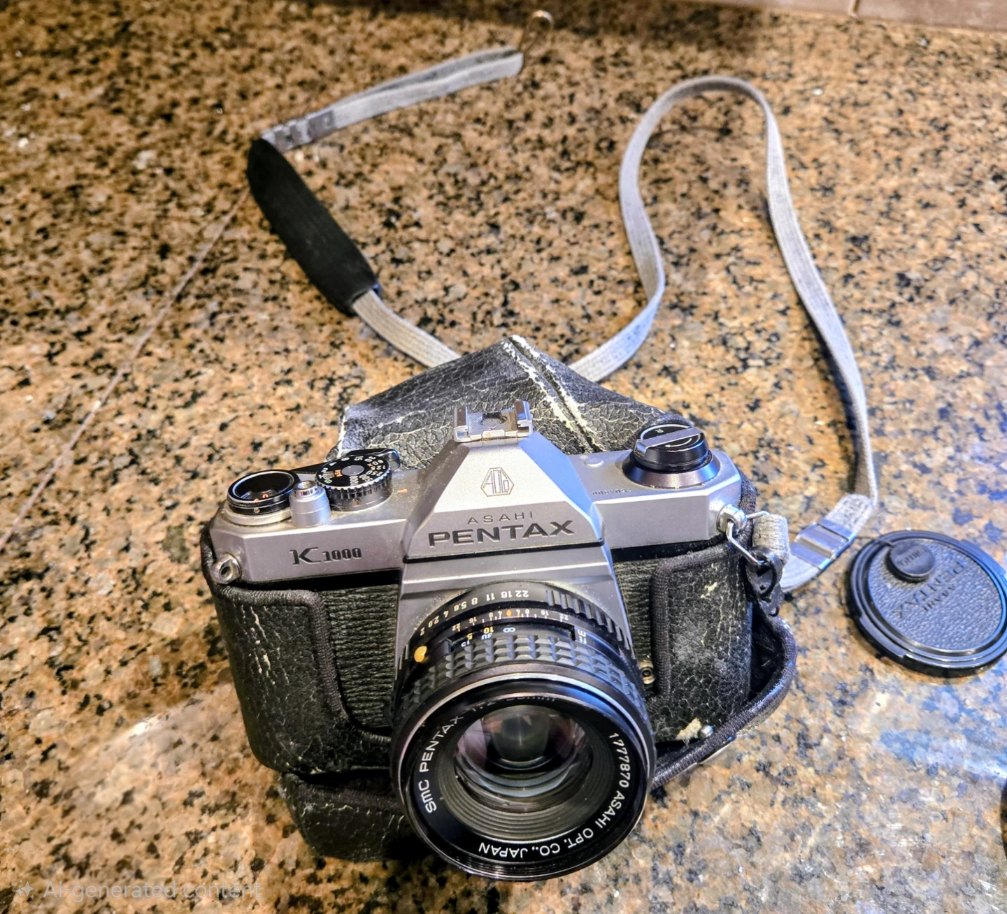 Asahi Pentax K1000 Camera with Soligor Zoom-Macro Lens - photo 2