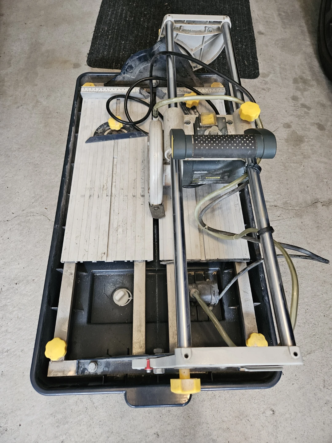 Mastercraft Sliding Wet Tile Saw - photo 3