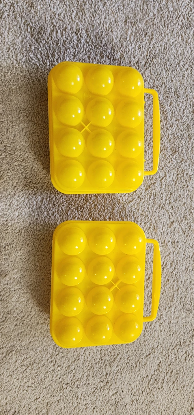 Yellow Egg Holders (Set of 2)