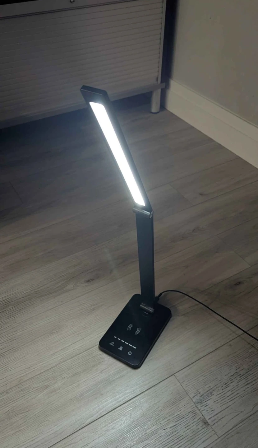 foldable table lamp with charger