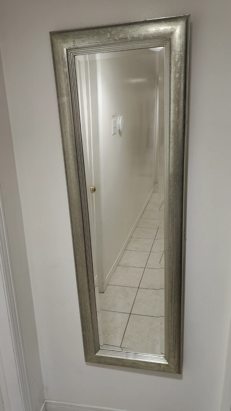 Silver Full-Length Mirror – 136 cm x 44 cm ✨ - photo 2