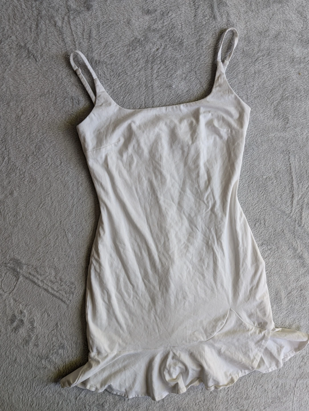 ⚽Princess Polly cotton White cami dress with ruffle hem - photo 5