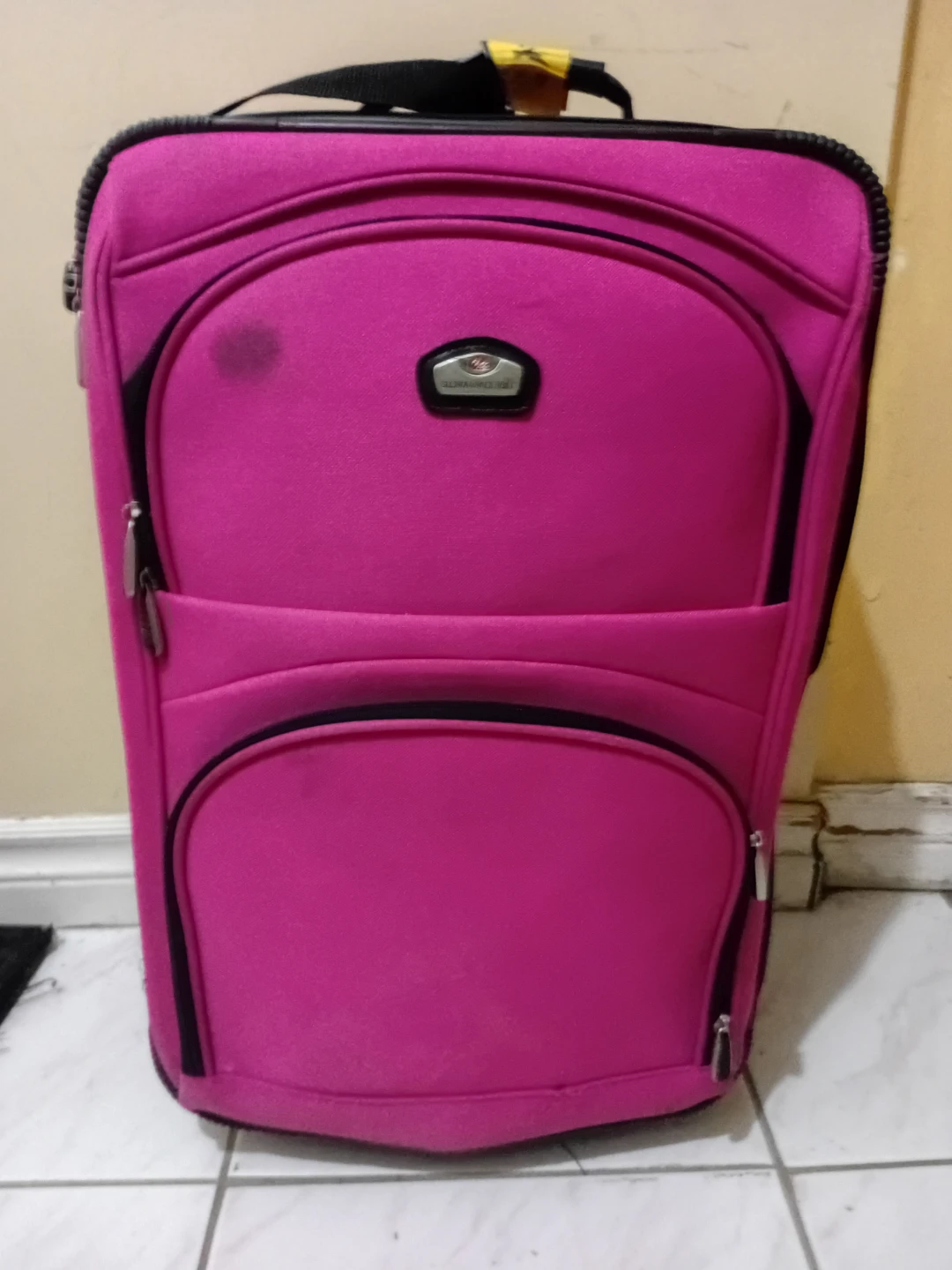 Pink Rolling Suitcase