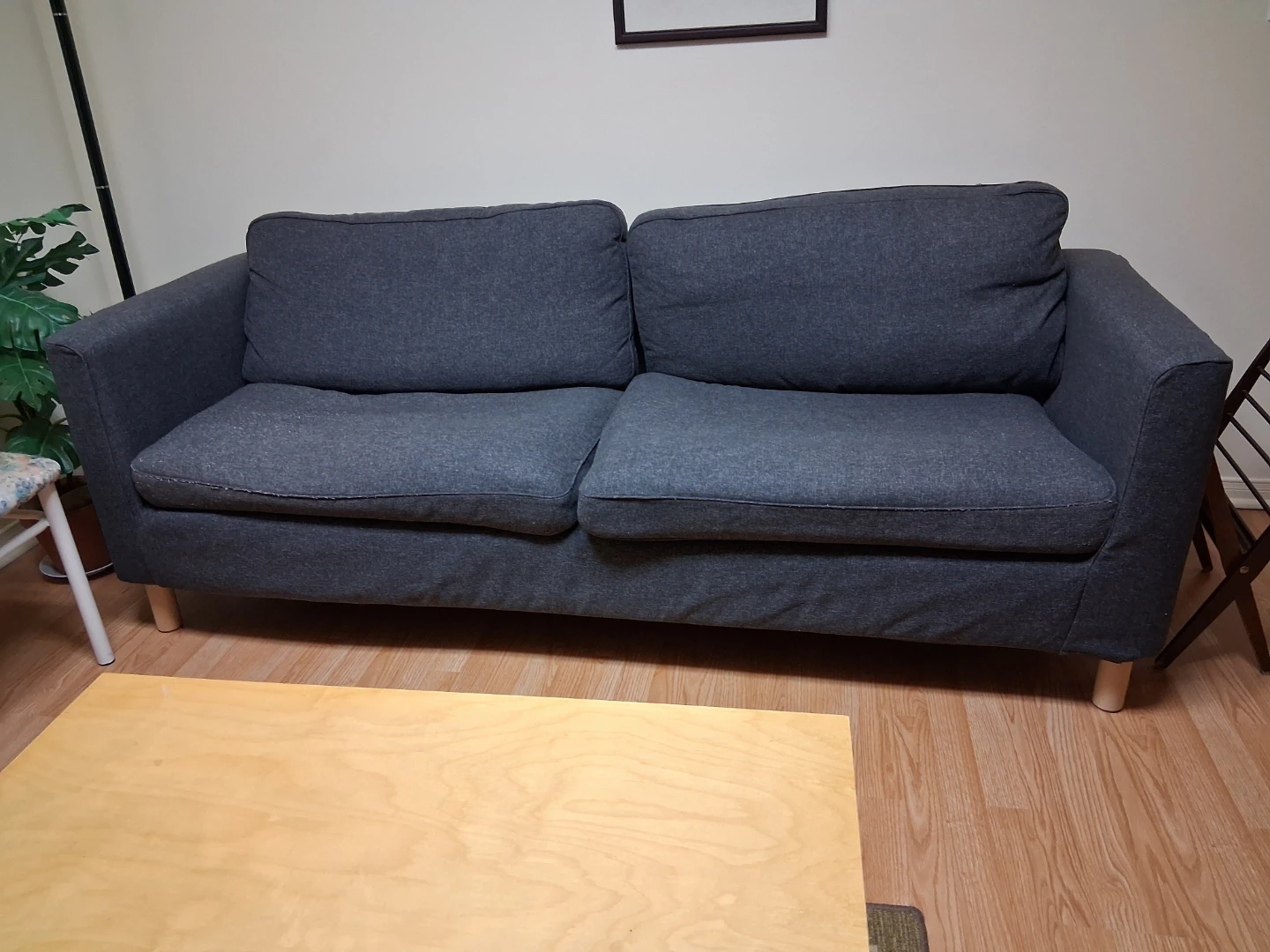 Ikea Grey Two-Seater Sofa