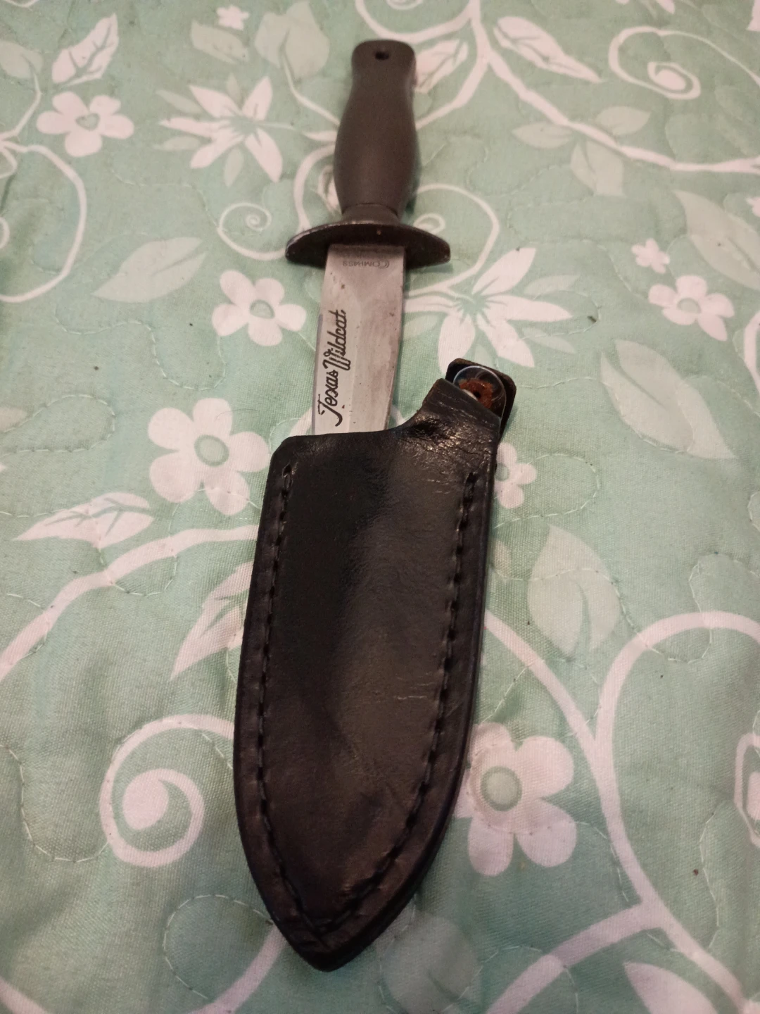 Texas Wildcat Fixed Blade Knife witSheath