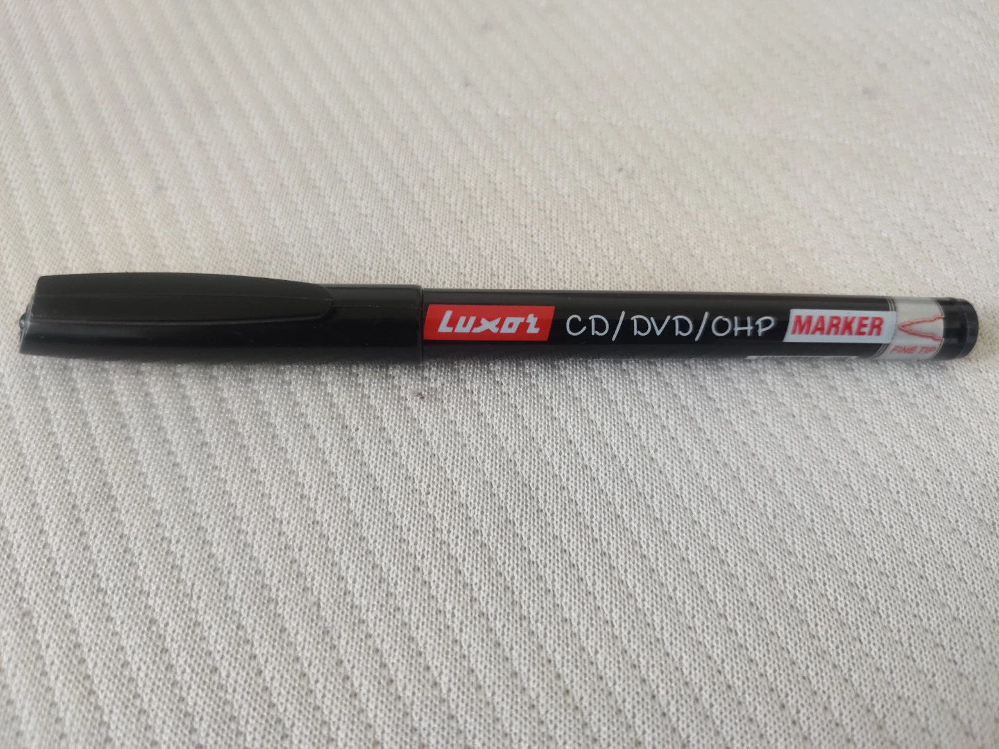 Luxor CD/DVD/OHP Marker - Black Fine Tip