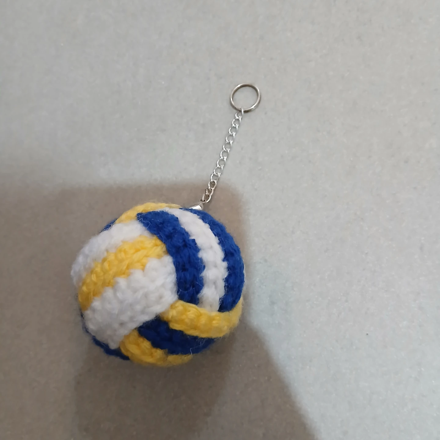 ⚽ Crocheted Volleyball Keychain