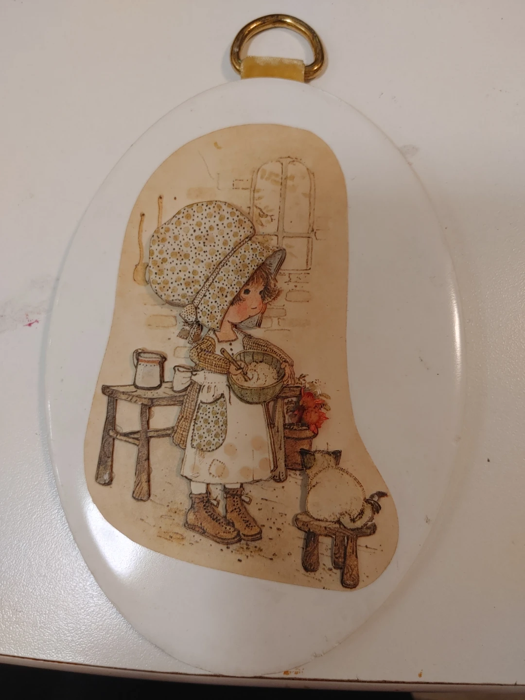 Vintage Holly Hobbie Wall Hanging