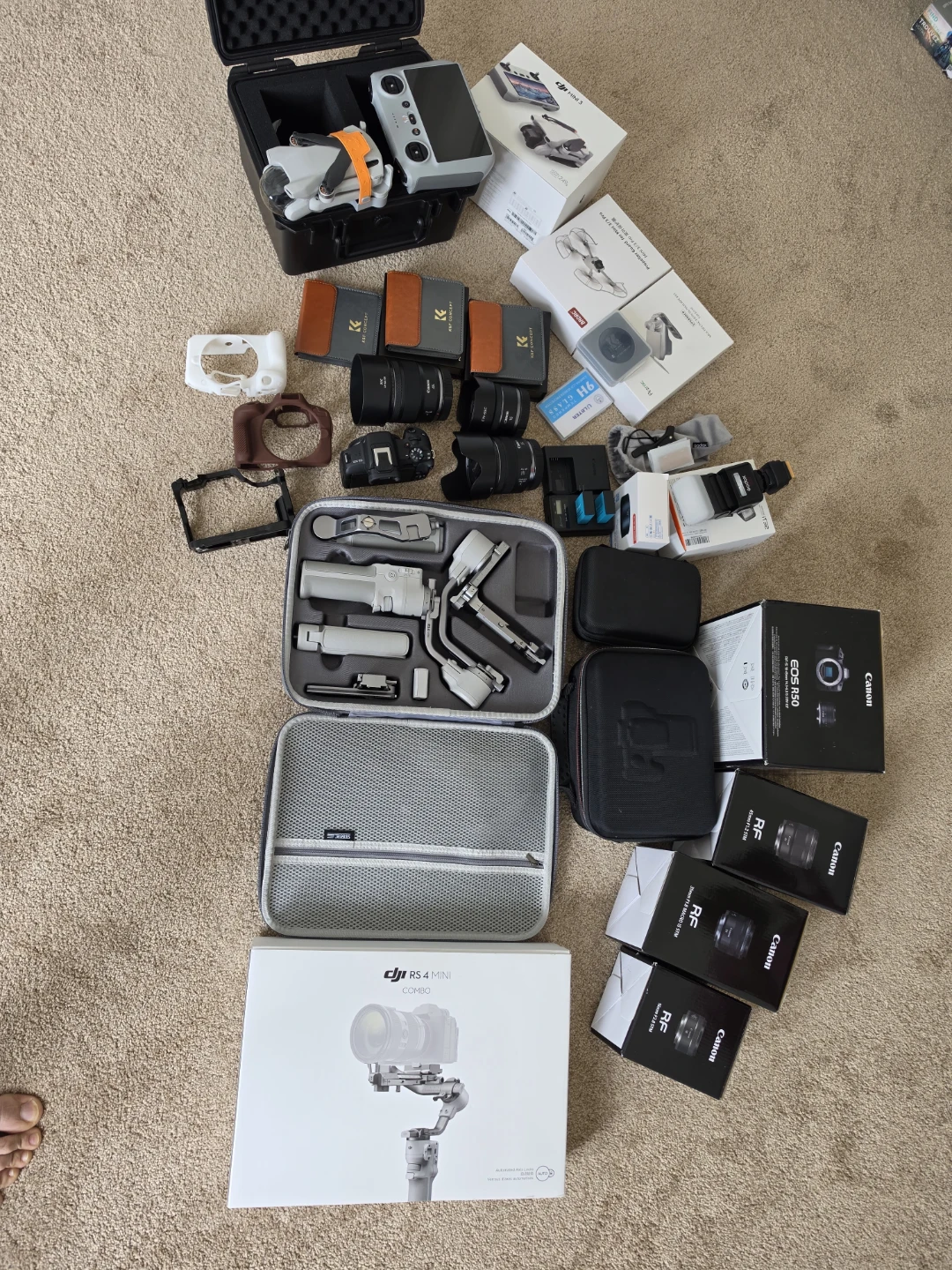 Drone/gimble/ camera/ND filter/lens/ all gear like-new condition - photo 2