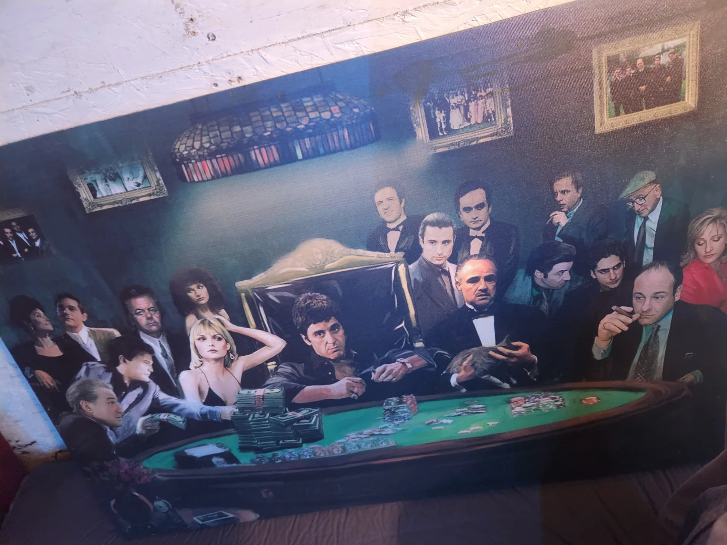 The Sopranos & The Godfather Art Print