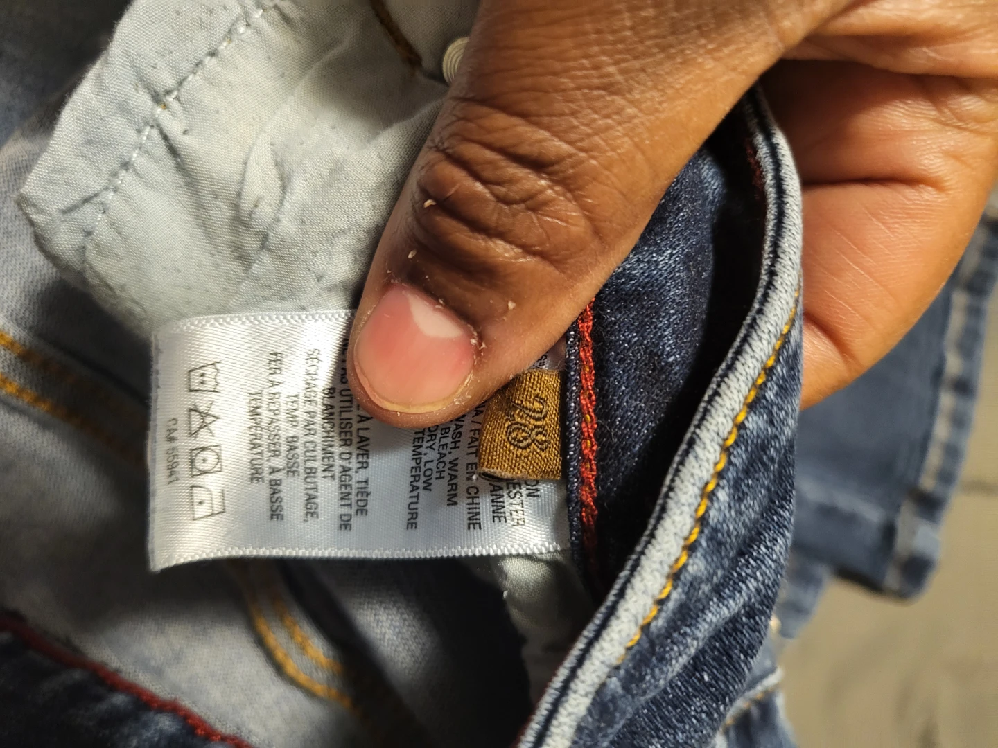 Tainted Bean Slim Jeans Size 28 - photo 4