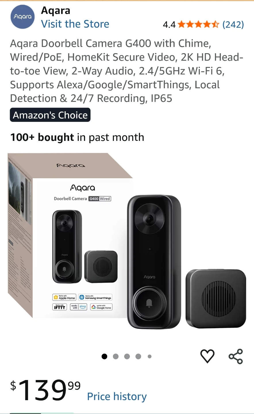 Aqara doorbell - photo 2