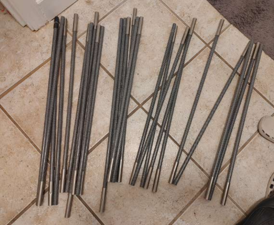 Tent Poles with Storage Bag