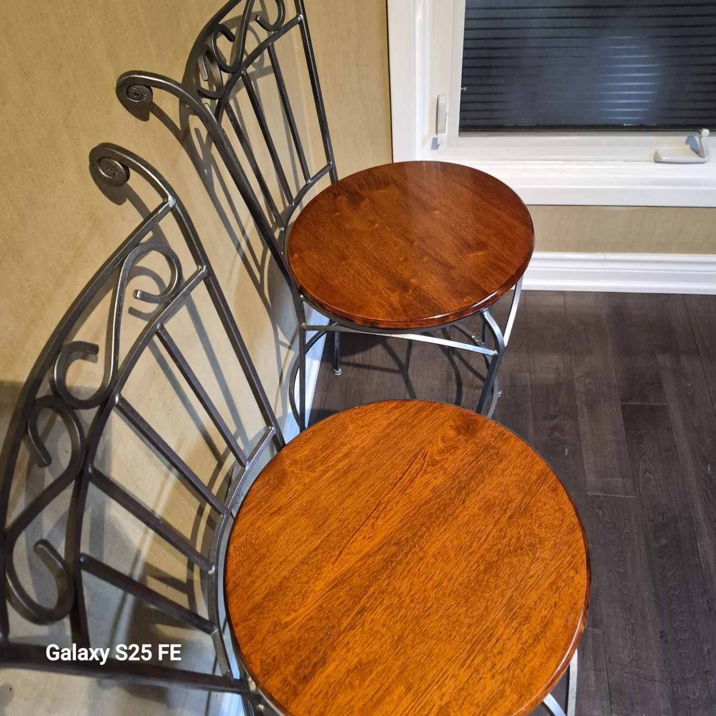 Metal and Wood Bar Stool - photo 5