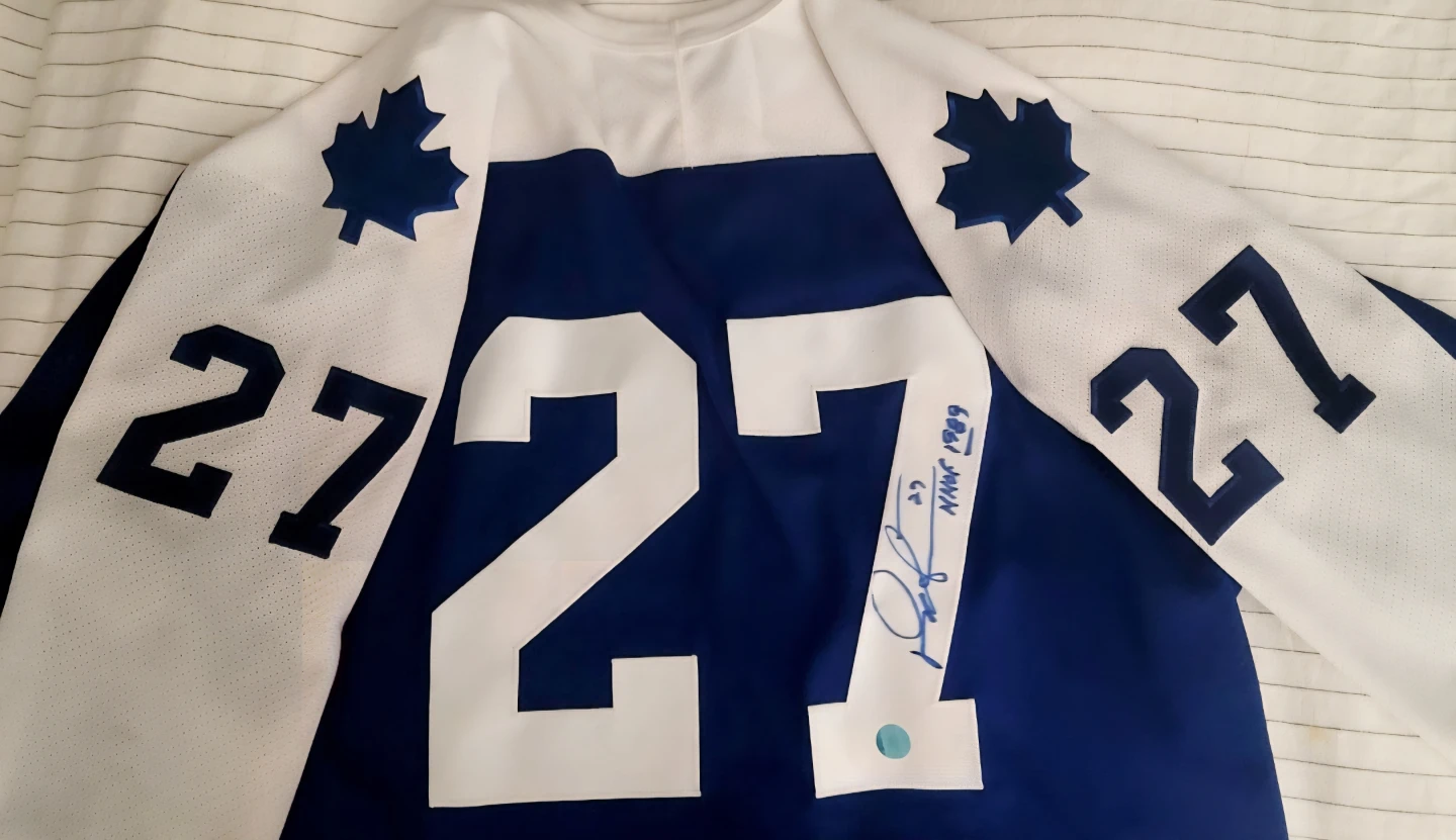 Signed Darryl Sittler Jersey