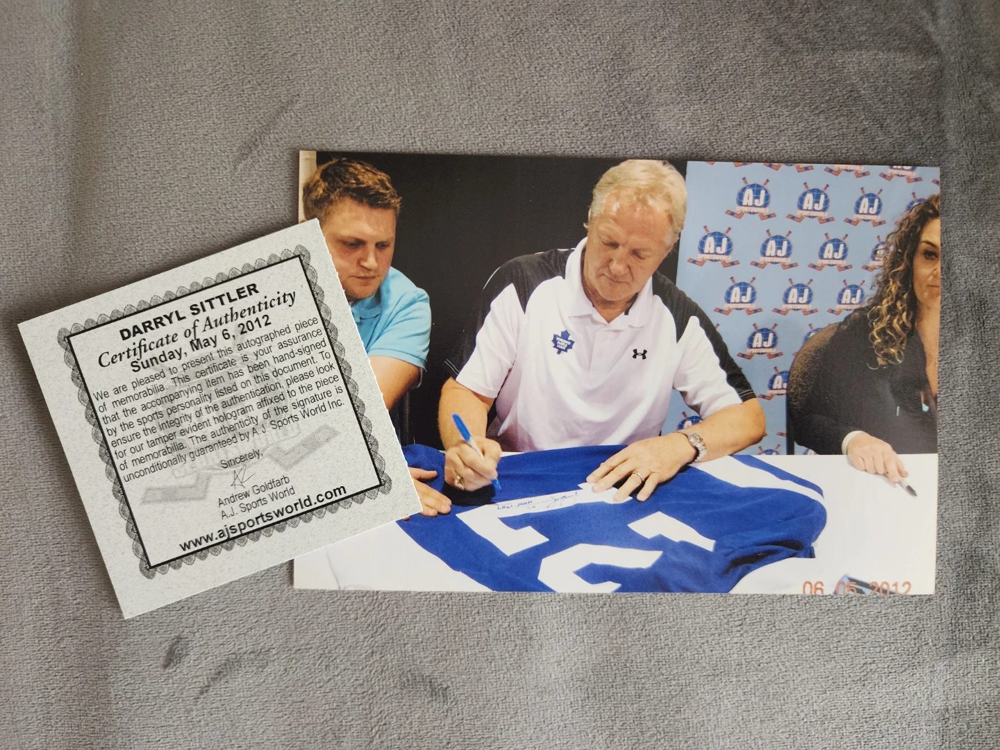 Signed Darryl Sittler Jersey - photo 2
