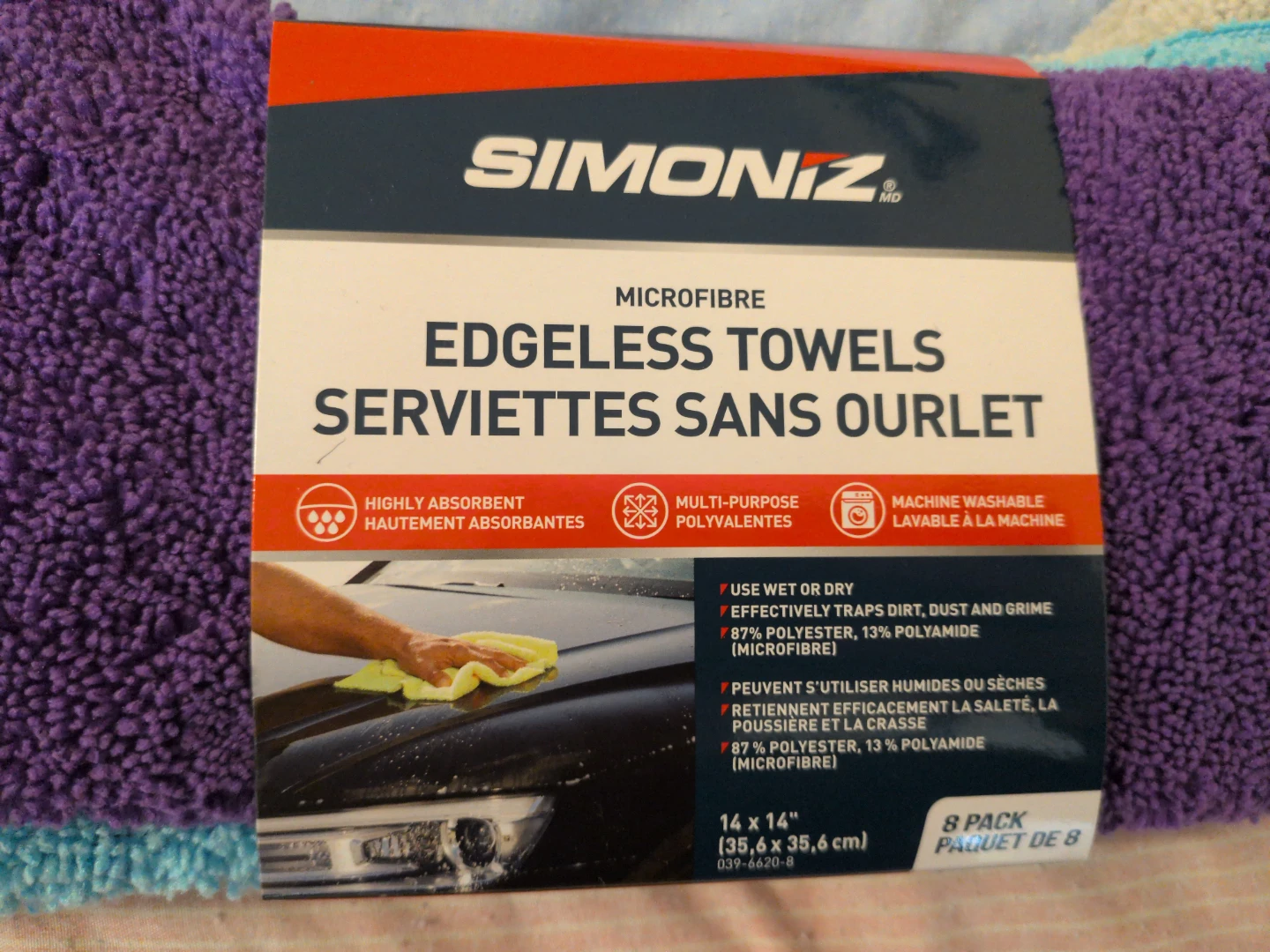 Simoniz Microfibre Edgeless Towels - 4 Pack - photo 2