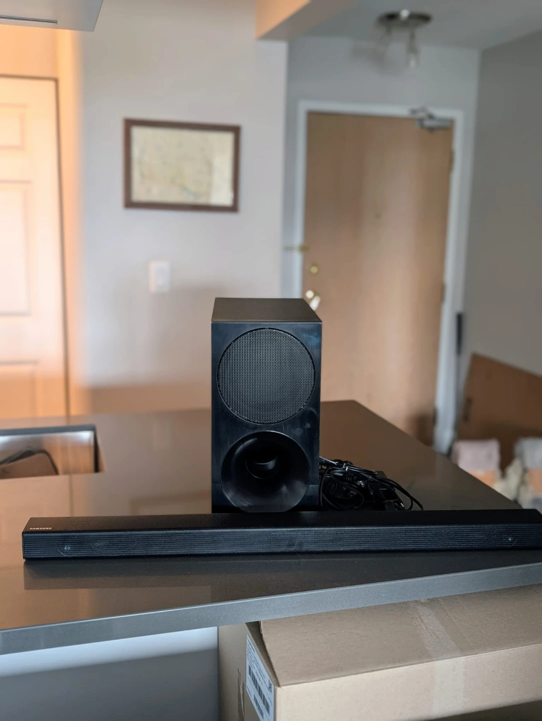 Samsung Soundbar and Subwoofer Set