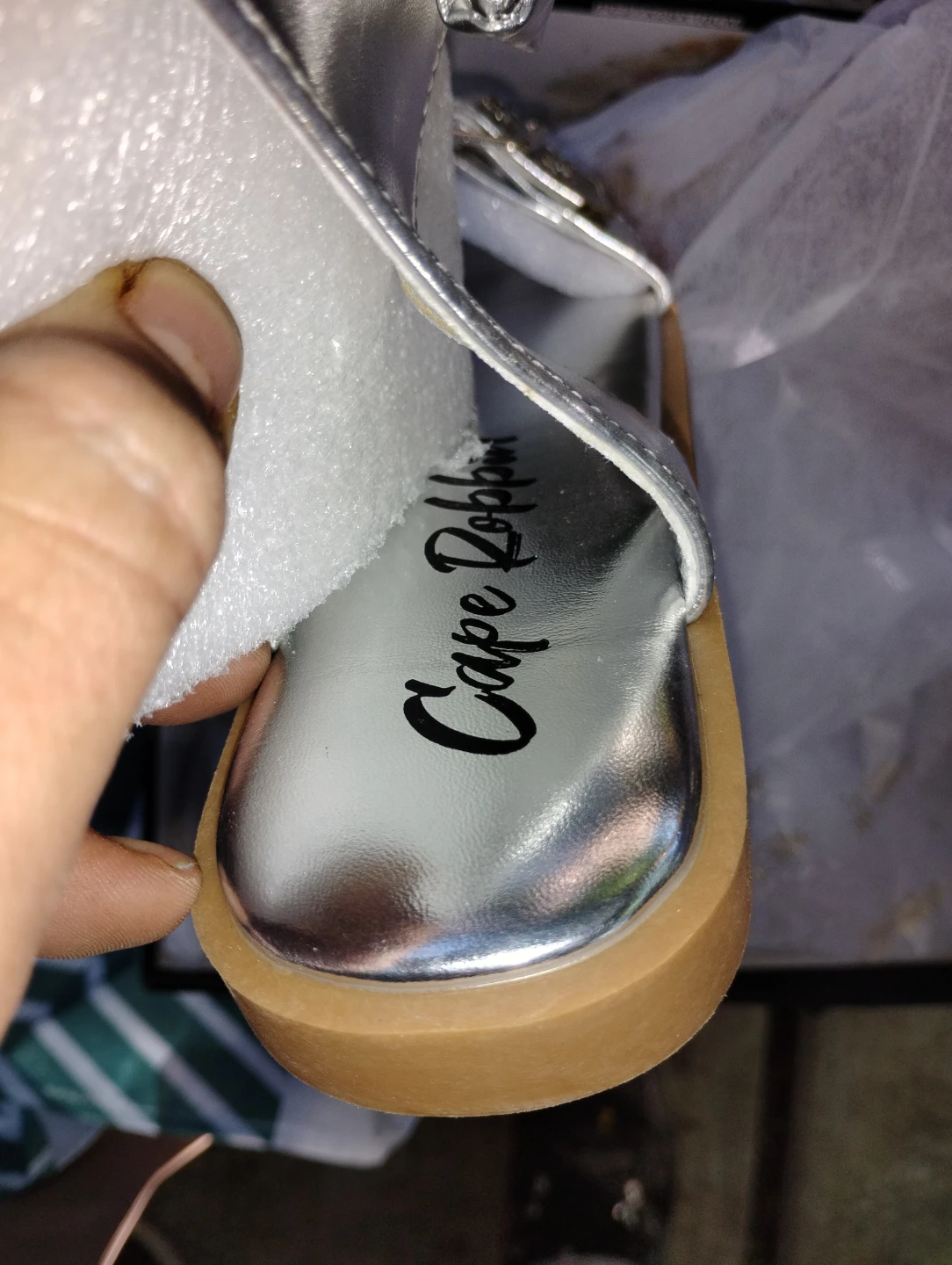 Cape Robbin Silver Sandals⚽ - photo 3