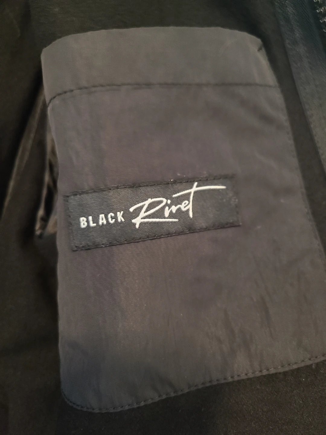 Black Rivet Men's Black Jacket Size S - photo 3