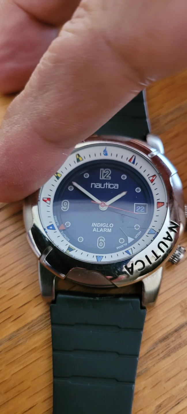 Nautica Indiglo Alarm Watch - photo 3