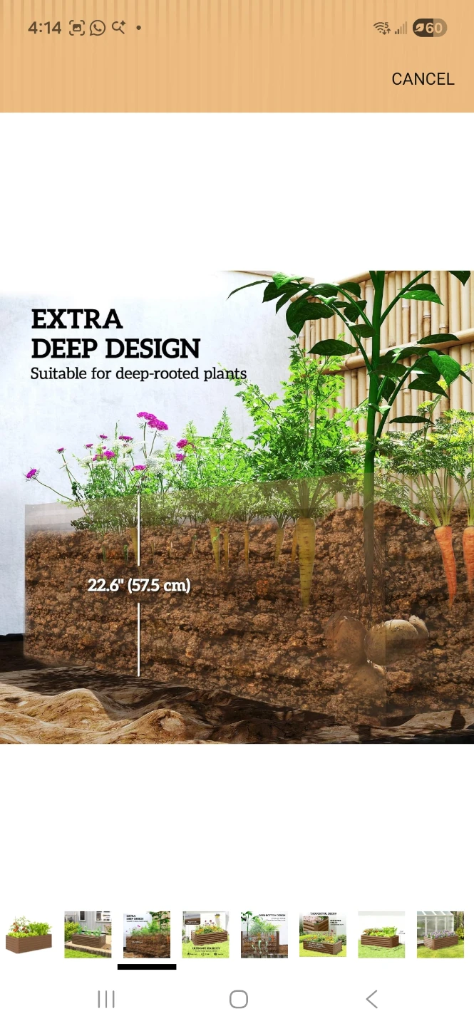 Raised Garden Bed Kit (Brown) - photo 2