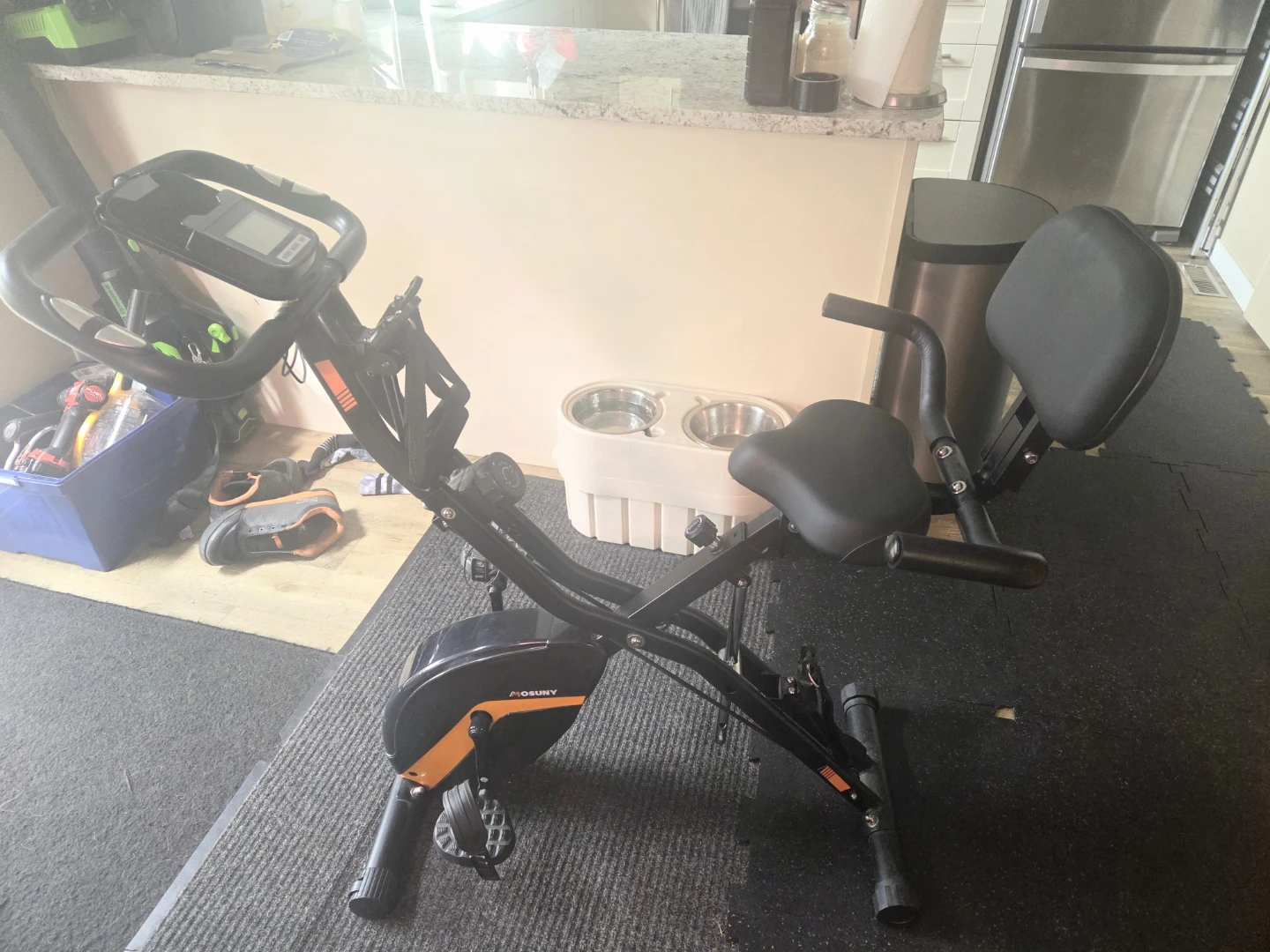MOSUNY Foldable Exercise Bike