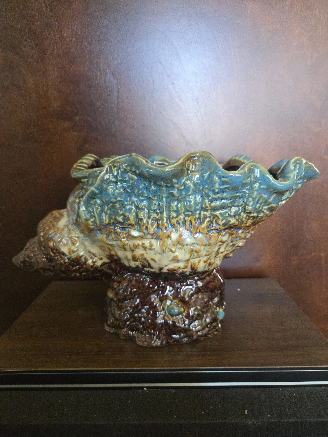 Textured Ceramic Shell Planter - photo 2
