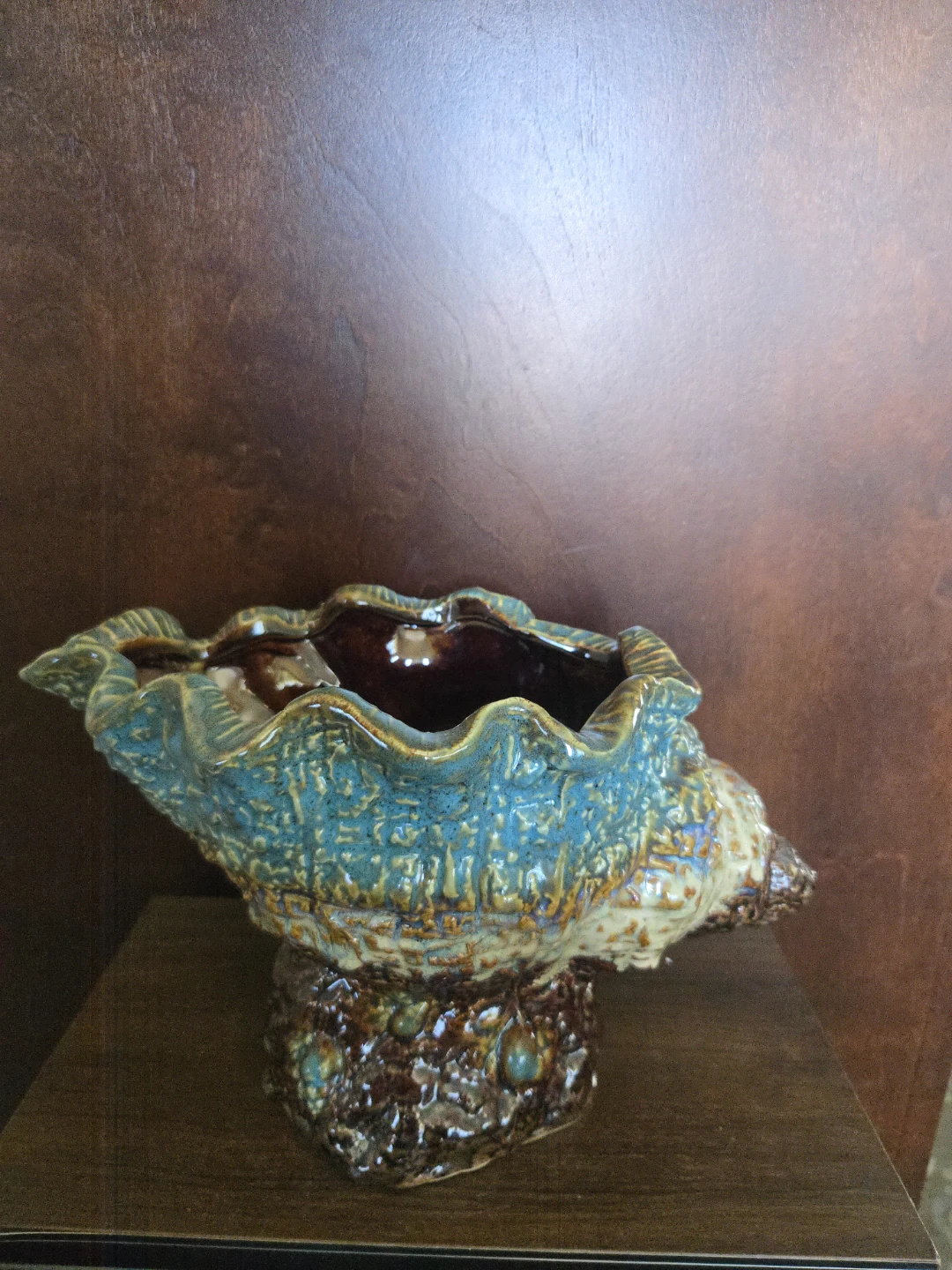 Textured Ceramic Shell Planter - photo 3