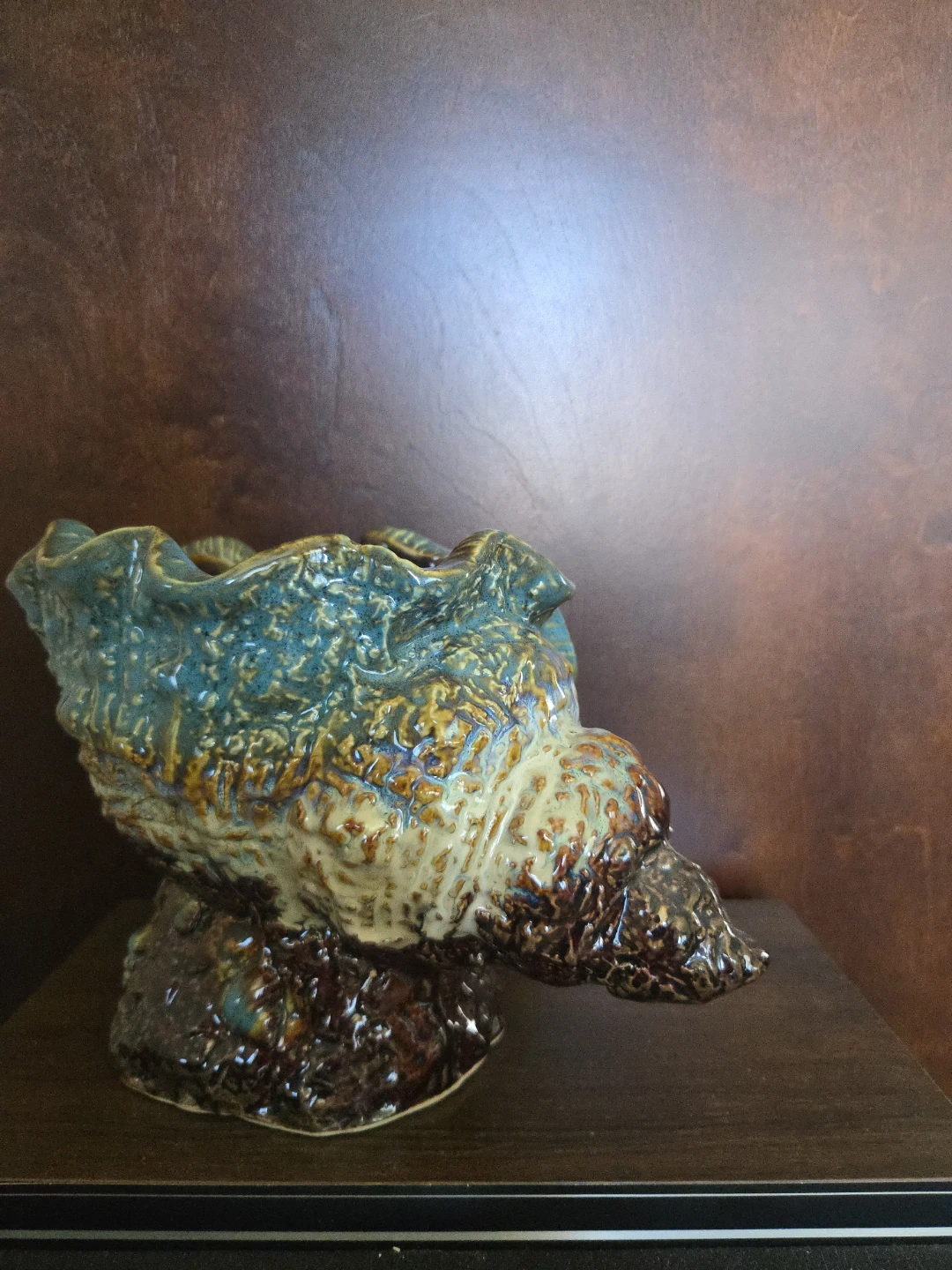 Textured Ceramic Shell Planter - photo 5