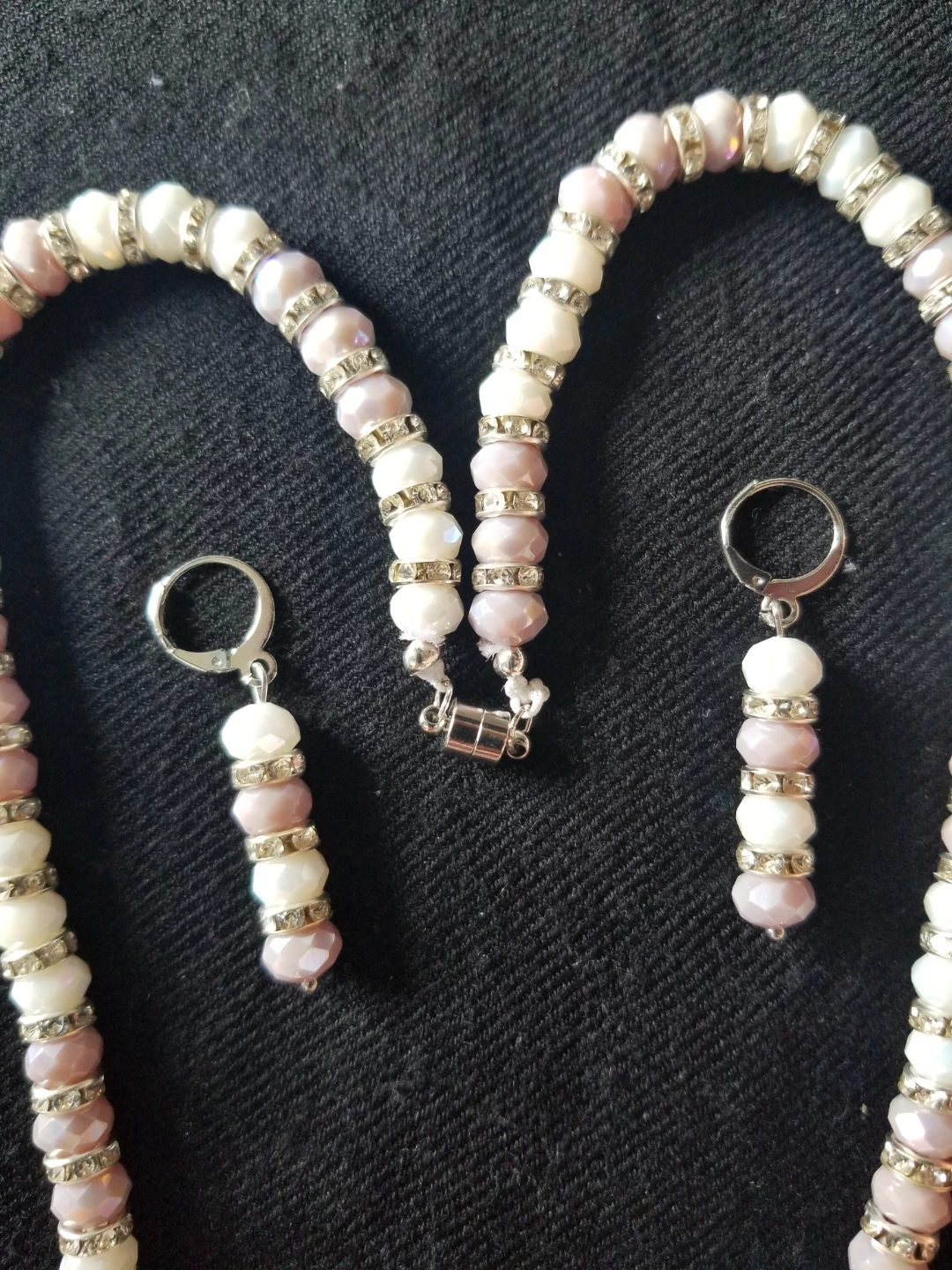 Handmade Beaded Necklace and Earring Set ⚽️ - photo 2