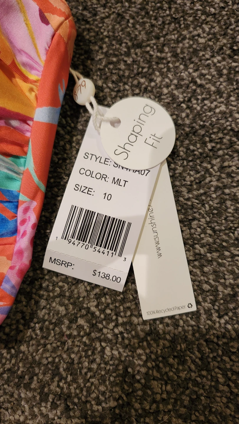 Shaping Fit One-Piece Swimsuit - Size 10 - photo 3
