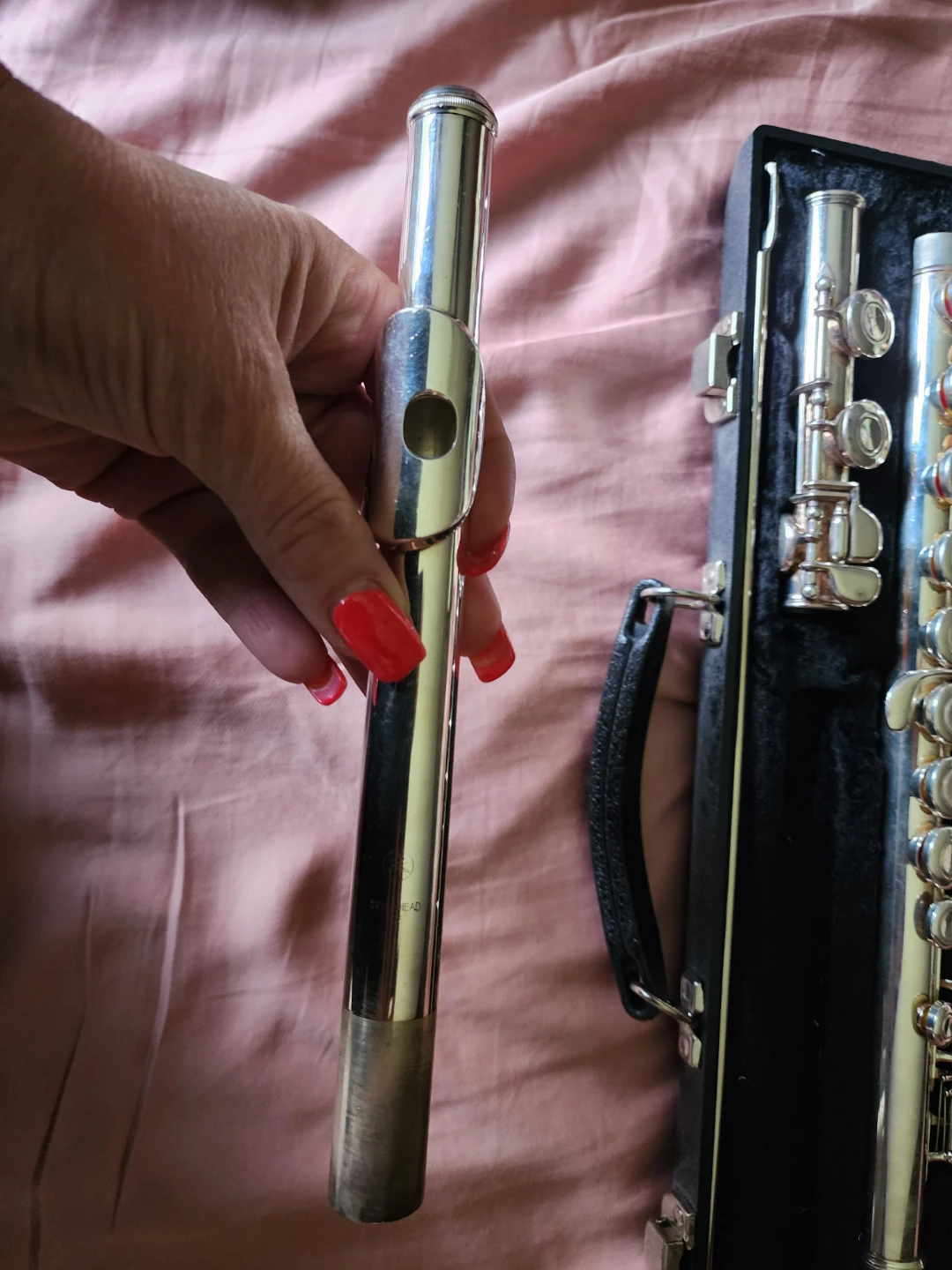 Yamaha YFL 385 II Silver Open Hole Flute - photo 3