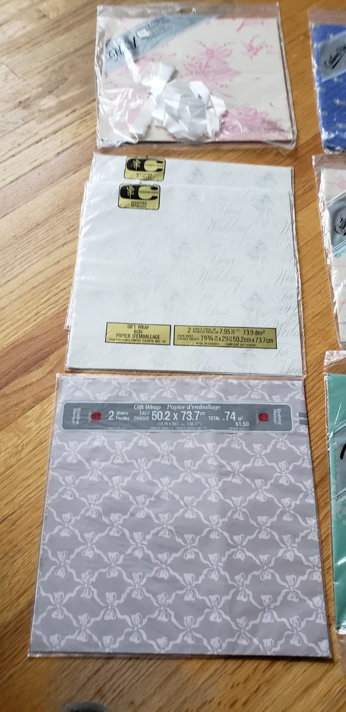 Assorted Gift Wrap Sheets and Bows! New! - photo 4