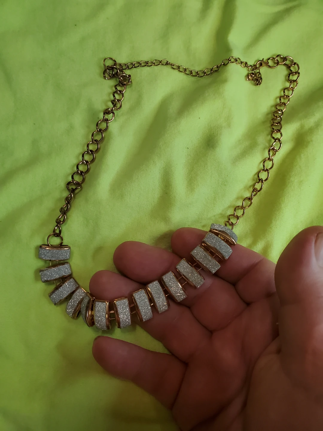 Glittery Statement Necklace - photo 4