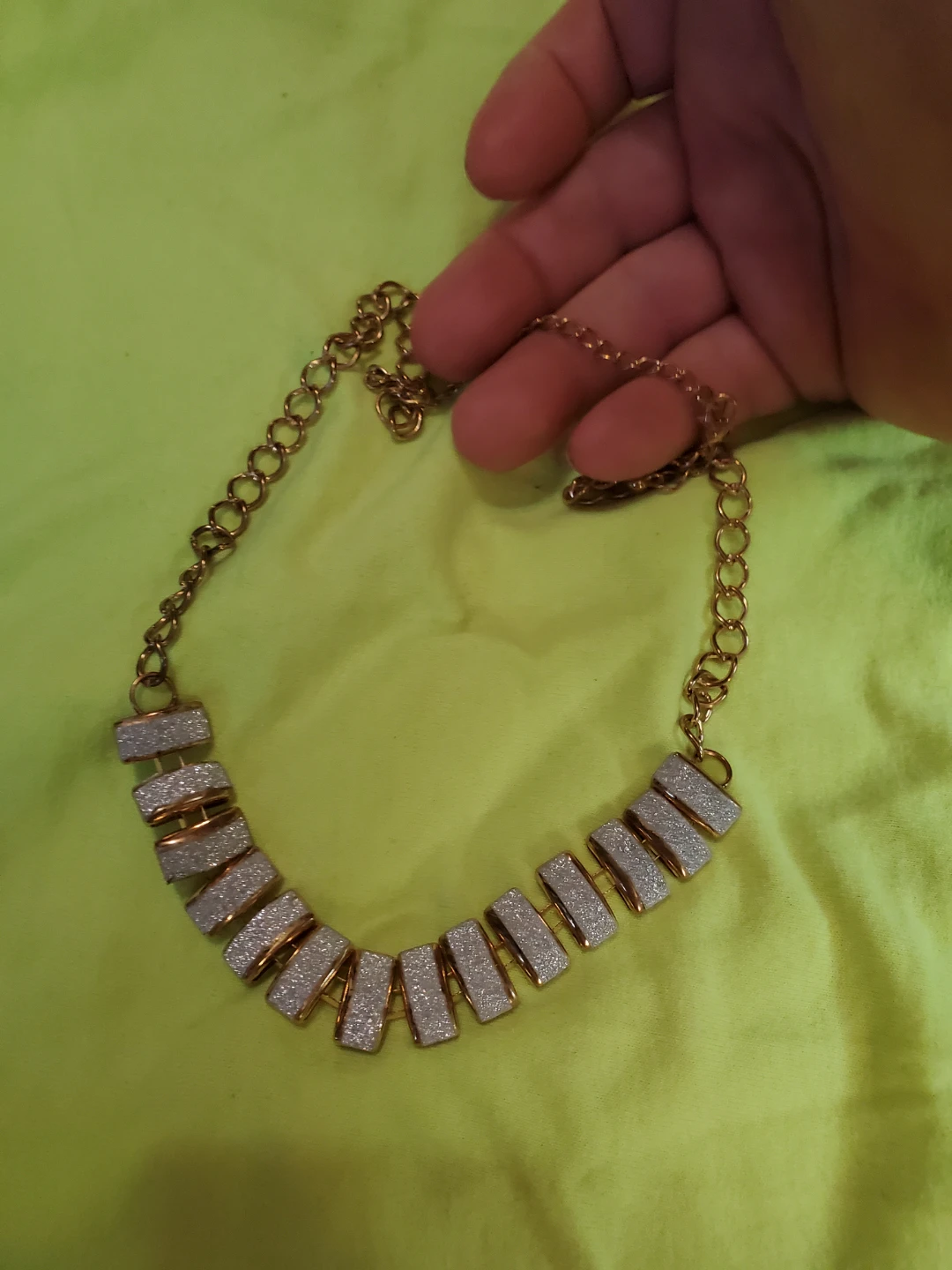 Glittery Statement Necklace - photo 5