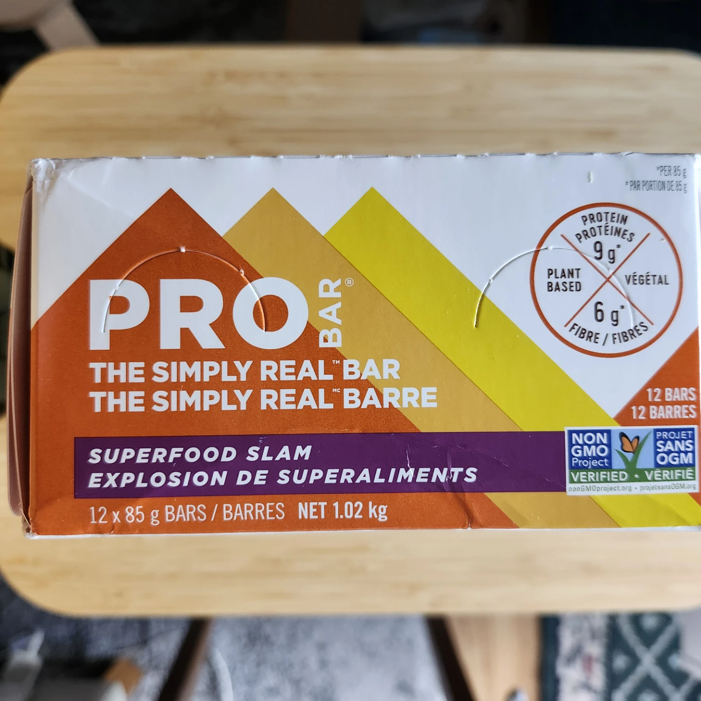 BOX of PROBAR The Simply Real Meal Bar