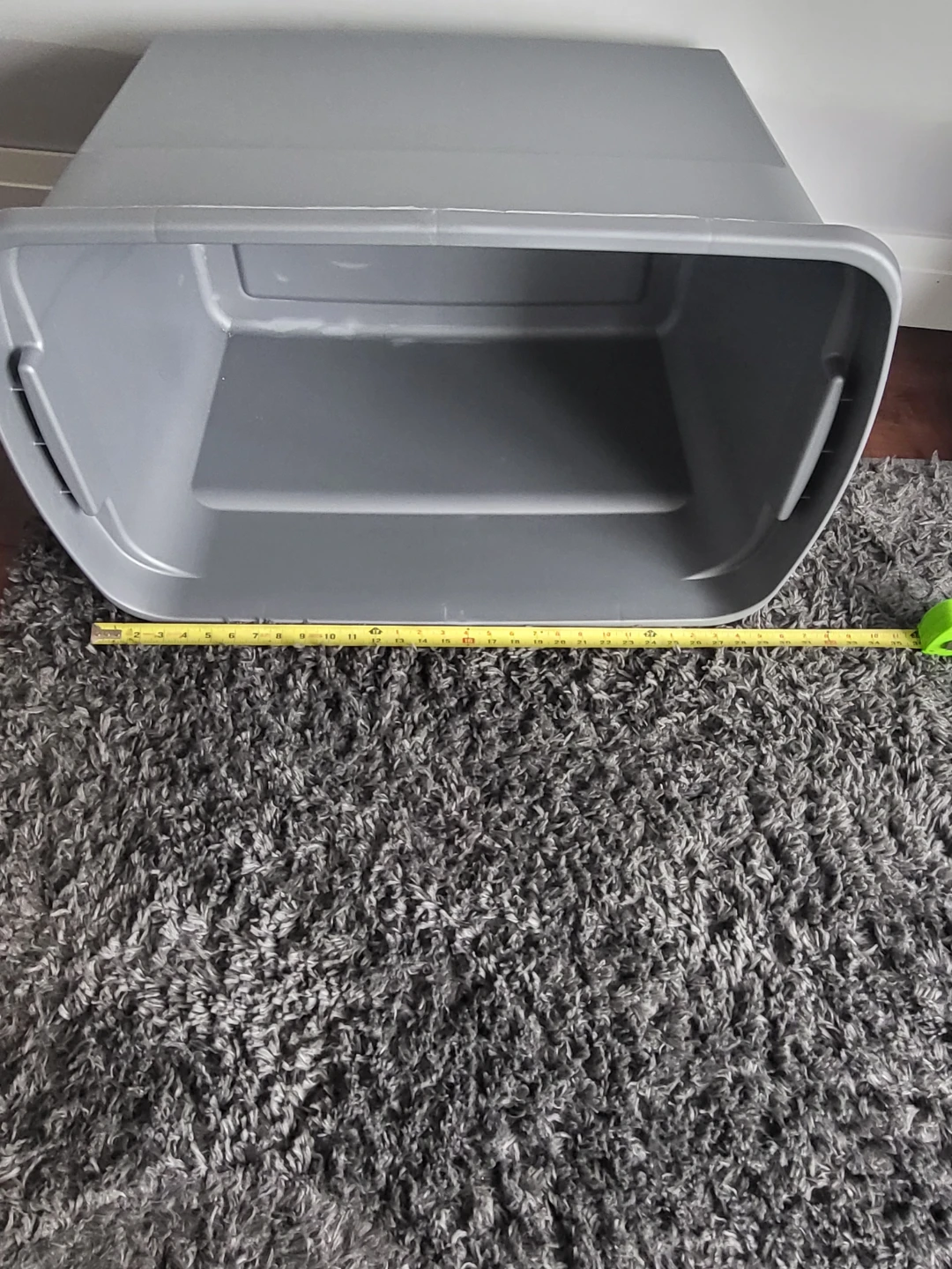 Grey Storage Bins with Lid. Approximately 50 available - photo 2