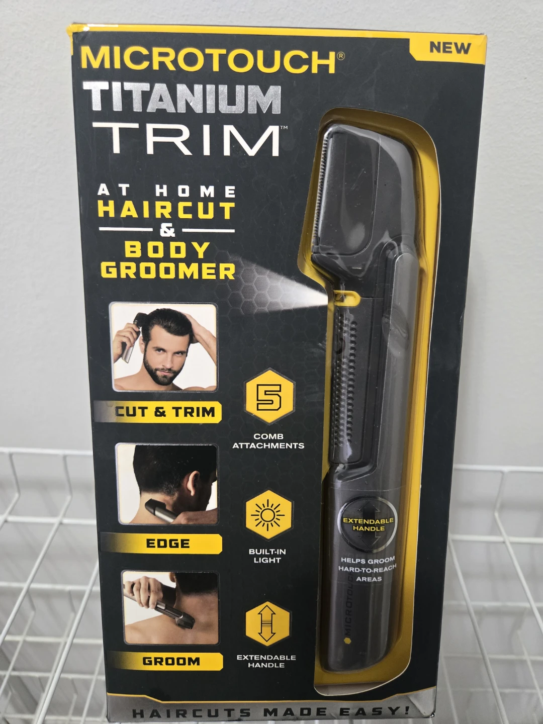 MicroTouch Titanium Trim At Home Haircut & Body Groomer