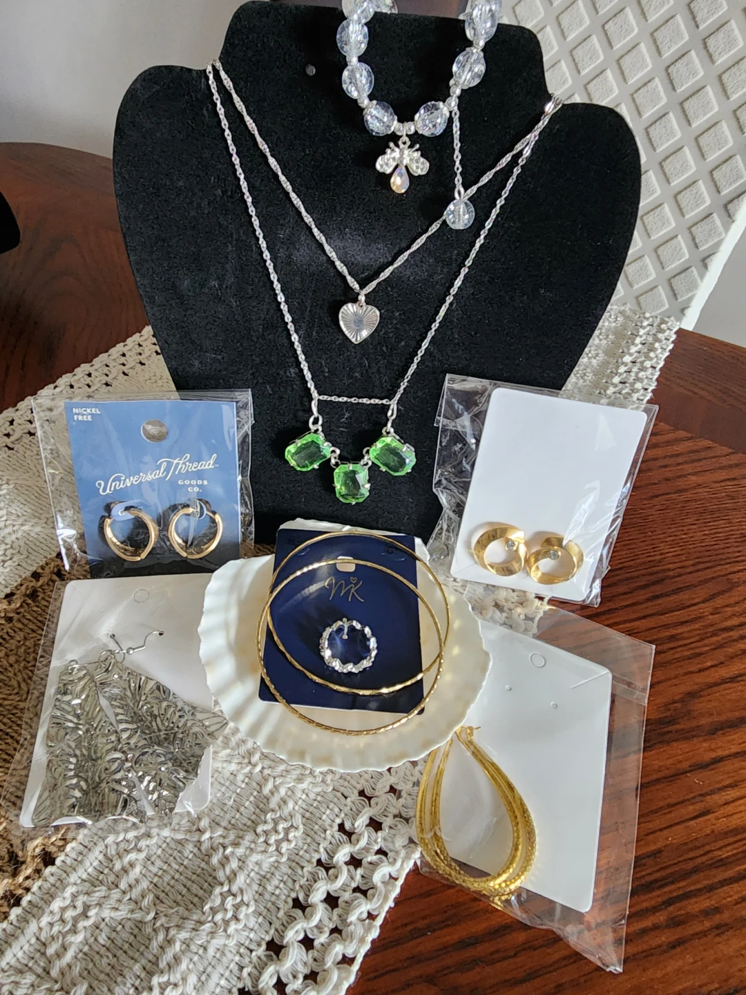 Assorted Necklaces, Bracelets & Earrings Set