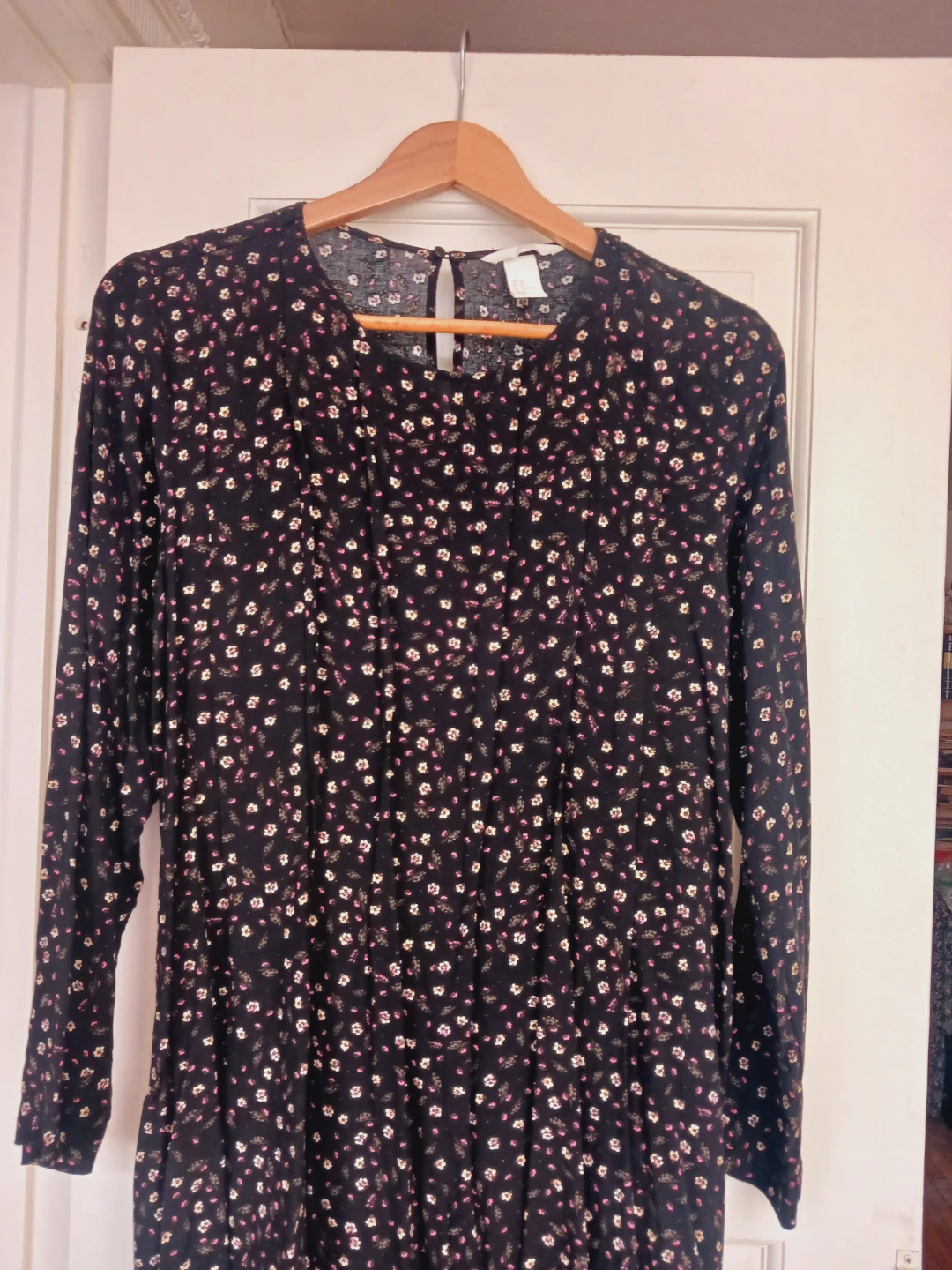 New !! H&M Floral Print Dress with Long Sleeves 14. - photo 4