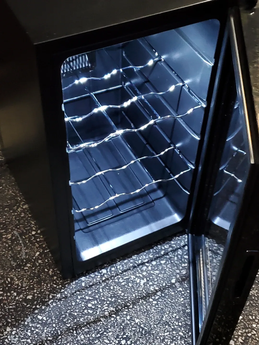 Black Wine Cooler Fridge - photo 3