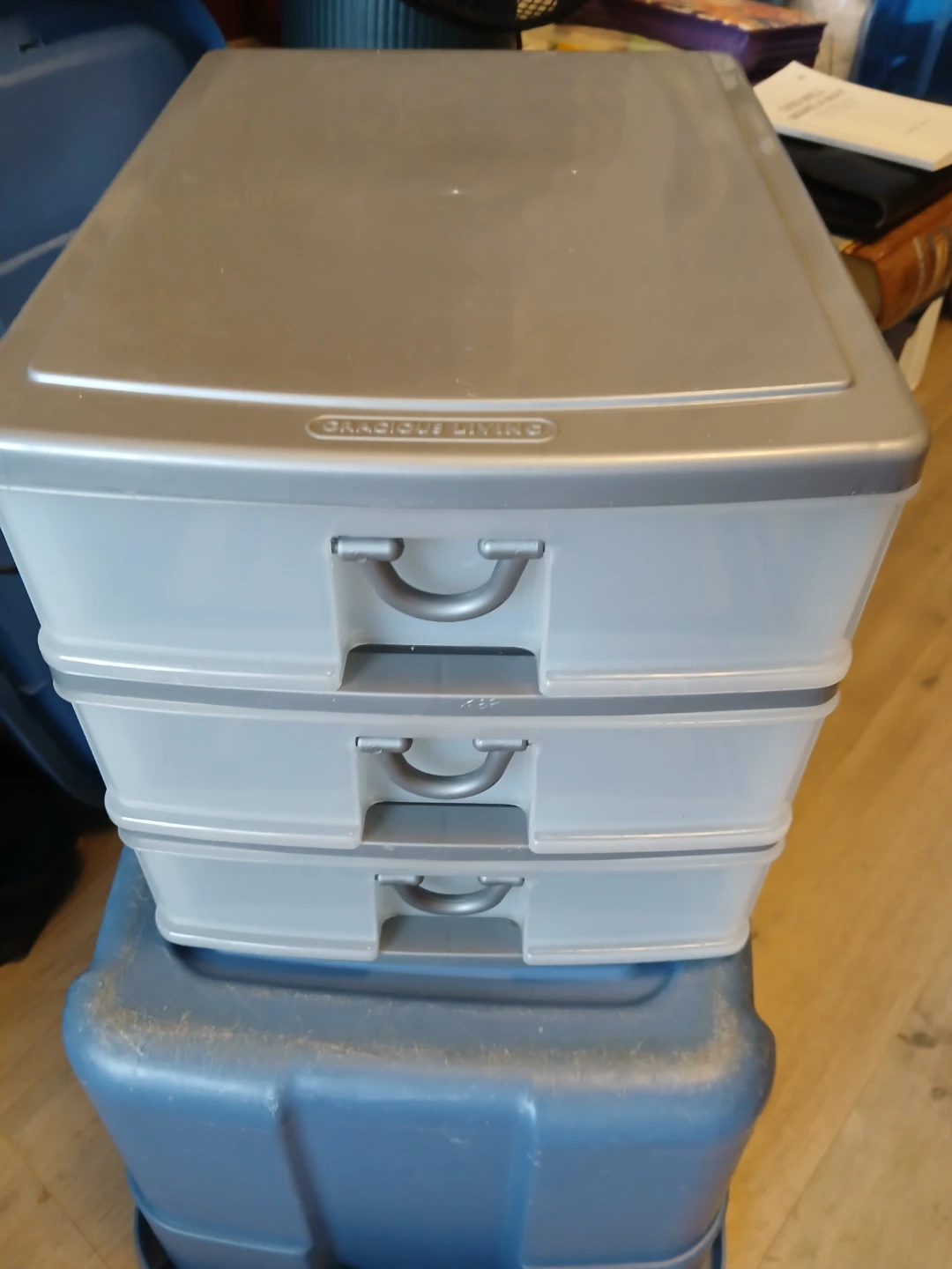 Gracious Living 3 Drawer Storage Organizer