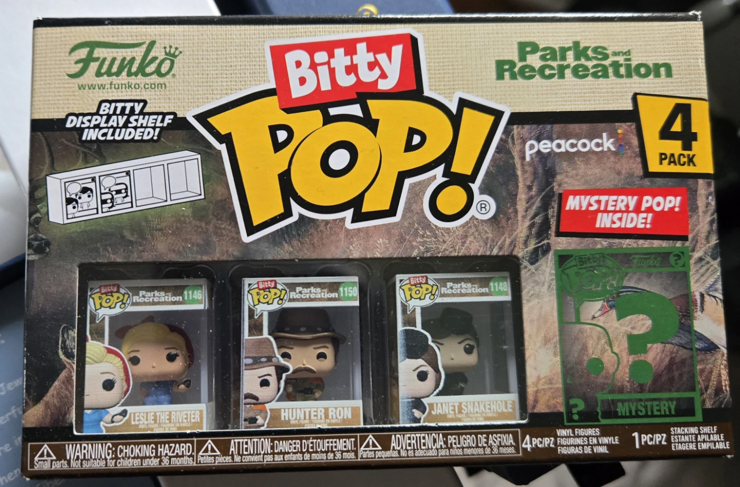 Funko Bitty Pop! Parks and Recreation 4 Pack with Mystery Pop