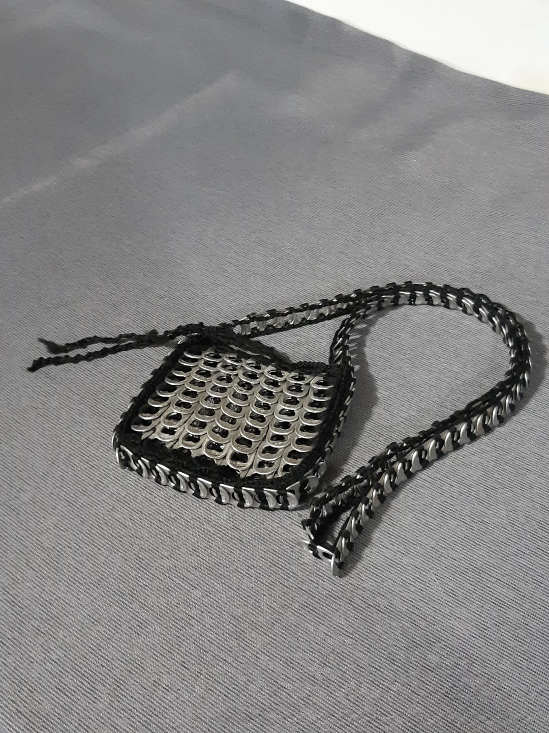 Recycled pop can Tab Crossbody bag - photo 3