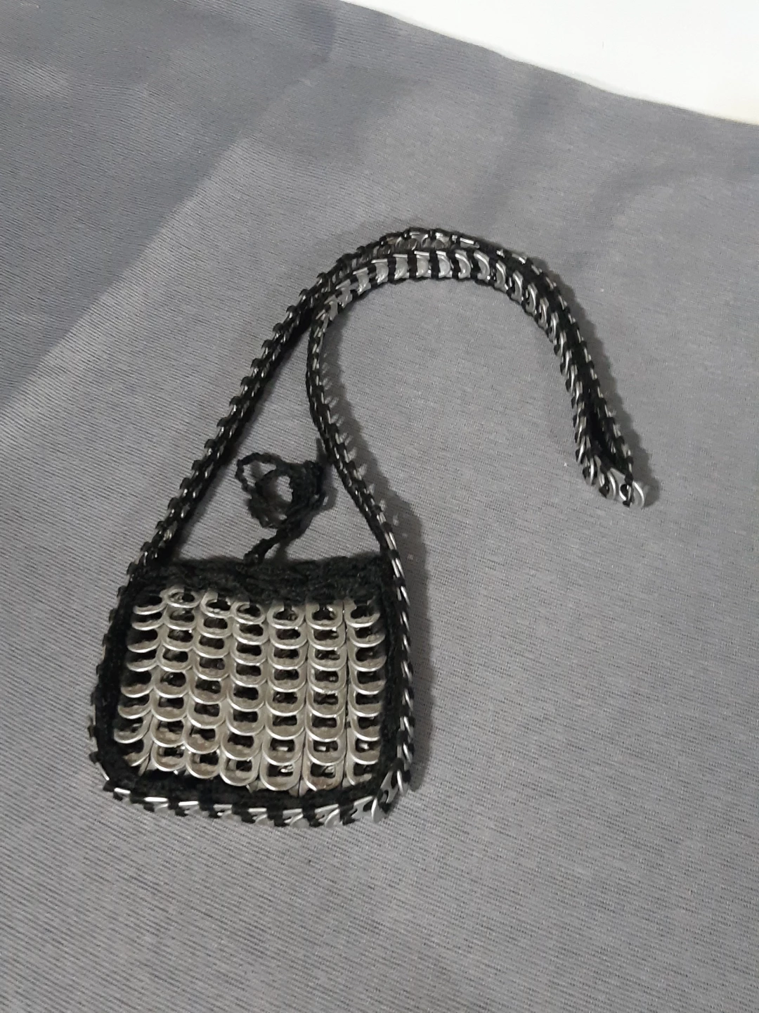 Recycled pop can Tab Crossbody bag - photo 4